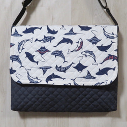 あんぴか様 図書バッグ 図書袋 レッスンバッグ ヌビ キルト