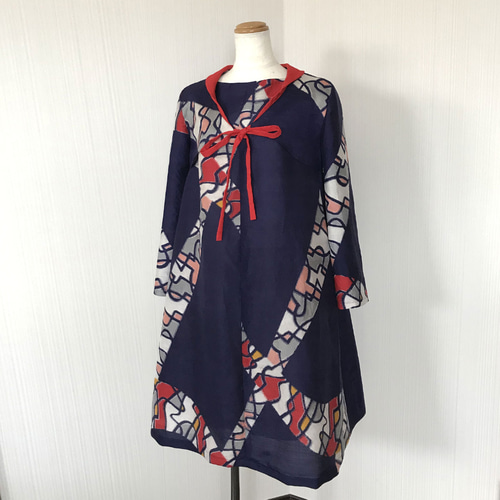 ノースリーブ ワンピース & 長袖 ボレロ * セットアップ 【 着物 