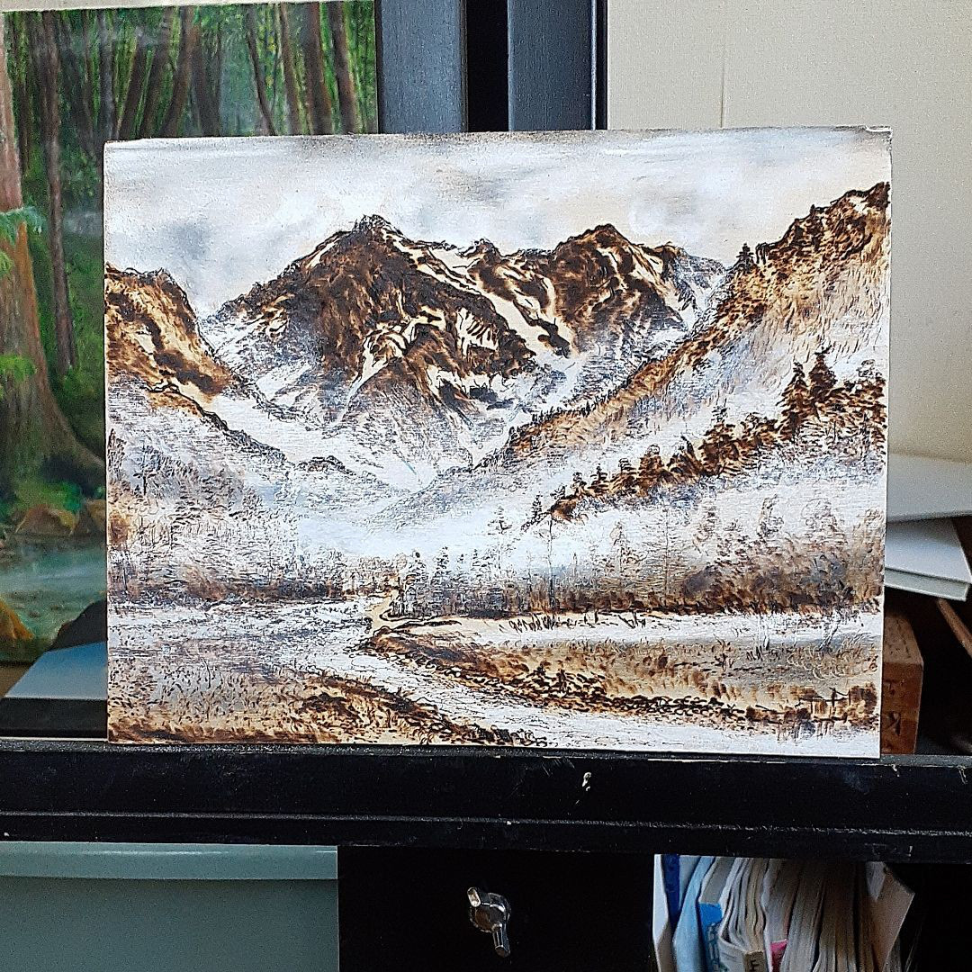 バーニングアート上高地