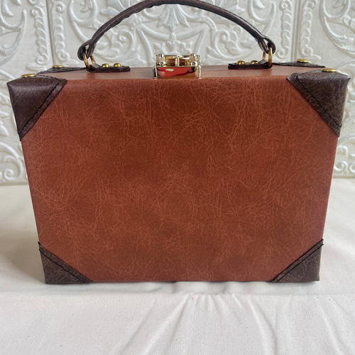 アンティークトランクケース風 小物入れ【ゴールド】 その他インテリア