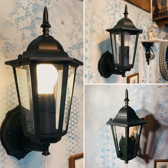 アンティークな部屋/ コードレス ウォールランプ/ Avenue Lamp （Type.A） 3枚目の画像