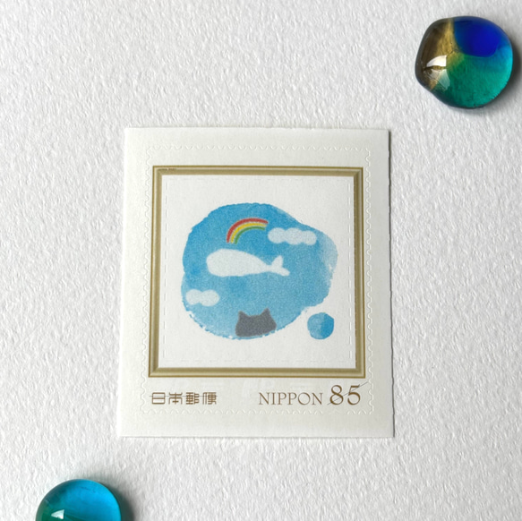 85円切手　あの雲に乗って　 1枚目の画像
