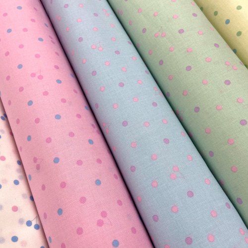 チェリードット柄【オーダー生地見本】 和装小物（帯・半襟） ようか  