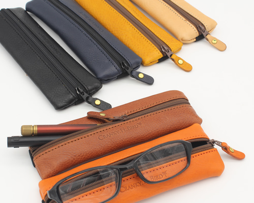 HERMES エルメス メガネケース ペンケース マルチケース レザー