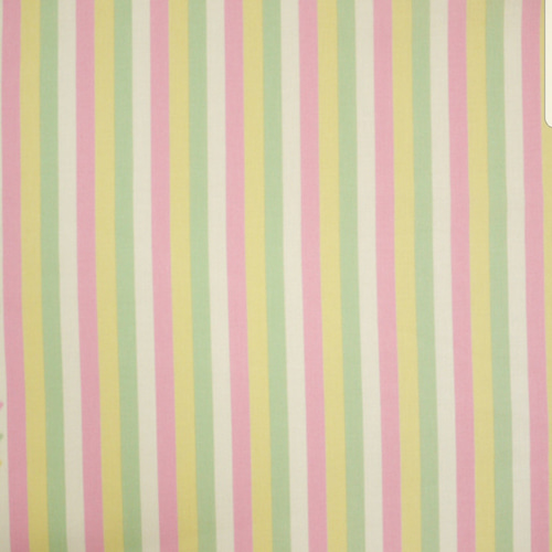 マシュマロストライプ柄【オーダー生地見本】 和装小物（帯・半襟  