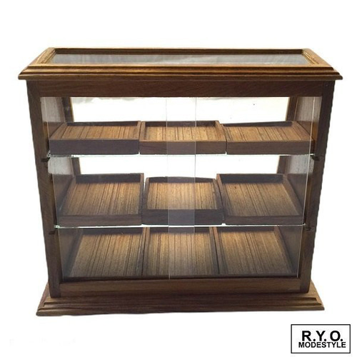 ショーケース アクセサリー コレクション ミニチュア 木製