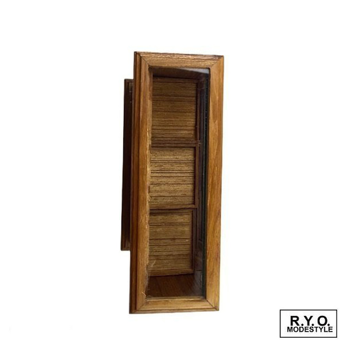 最終　古道おしゃれな木材ディスプレイ早い者勝ち ショーケース アクセサリー コレクション ミニチュア 木製