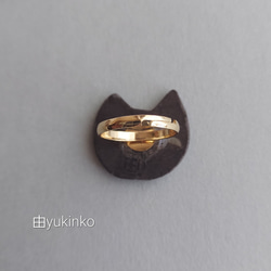 猫派！陶リング～黒猫kuroneko～ 3枚目の画像
