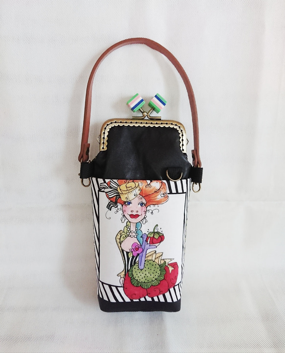 ロラライハリス ・縦型メガネケース ・縦型ペンケース ・がま口ポーチ  