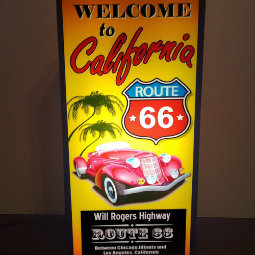 カリフォルニア ルート66 アメ車 旧車 ドライブ ヤシの木 アメリカン