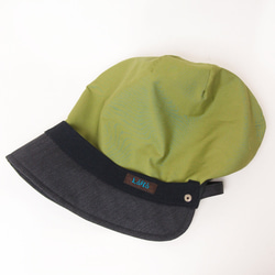 ピッコロフリー・サマーウール/フリーサイズ UV たためる帽子 風に飛ばない帽子　 9枚目の画像