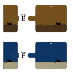 スマホケース 手帳型 カバー iPhone15 14 pro SE ほぼ全機種対応 galaxy 猫 かわいい 送料無料 5枚目の画像