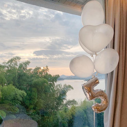 22年新品ハートバルーンセット誕生日飾り付け結婚式バルーンセットバースデーパーティー誕生日風船おしゃれ 3枚目の画像