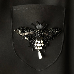 ECU/Delphoi/エキュウ/デルフィー 総刺繍 ワンピース 日本製 黒 Metamorphose / 長袖セーラーワンピース | 高価買取ならTokyo