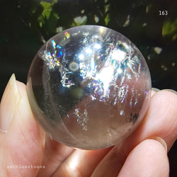 レインボー水晶 スフィア 38mm 78.4g(163) 天然石 ashblue 通販
