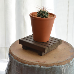 (送料無料)　プランタースタンド  小物置き　鉢置き 鉢台 木製  飾り台　花台　花瓶置き台　 4枚目の画像