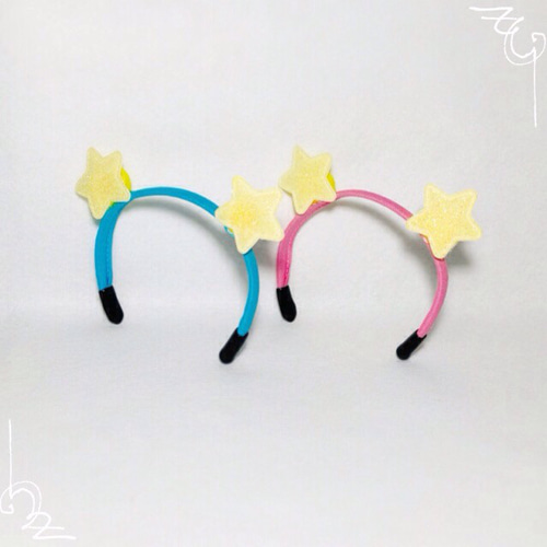 送料無料☆彡七夕W星カチューシャ〜猫のカチューシャ ペット服