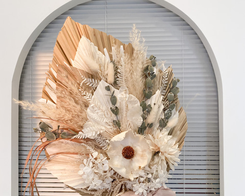 ブーケ 大サイズ 前撮り/結婚式/ウェディング/シルクリボン ブーケ