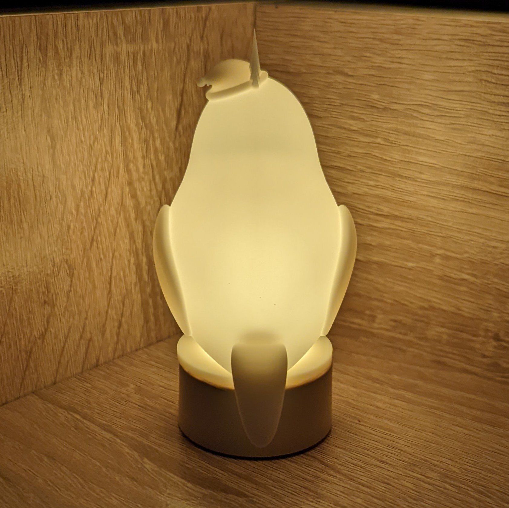 ２羽のおやすみインコさんランプ【おやすみオカメインコさん・おやすみセキセイインコさんセット】