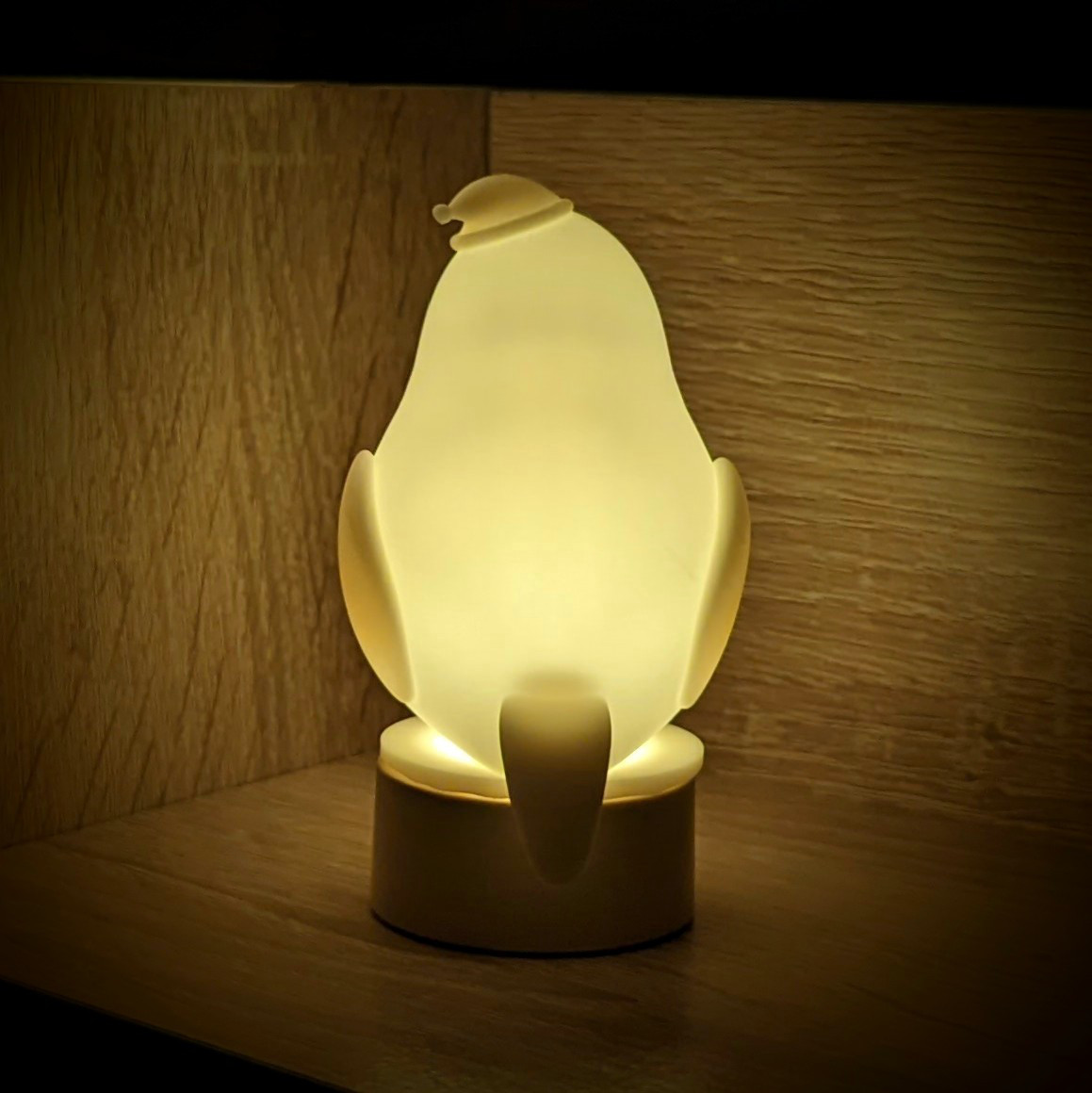 ２羽のおやすみインコさんランプ【おやすみオカメインコさん・おやすみセキセイインコさんセット】