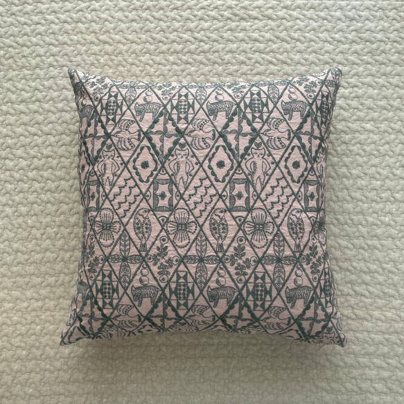 ⚮̈ミナペルホネン symphony モスグリーン クッションカバー