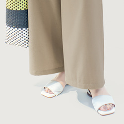 ★限定8点★夏の福袋★同価格でマルチクロス付★吸水速乾 涼しくきれいに ベージュ ワイドパンツ●GREDA-BEIGE● 4枚目の画像