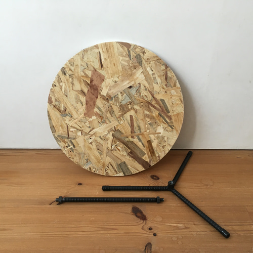 シンプル&ジャパンディ！ 小さな丸形ローテーブル ver.OSB (R400