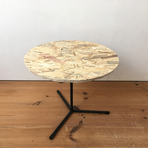 シンプル&ジャパンディ！ 小さな丸形ローテーブル ver.OSB (R400