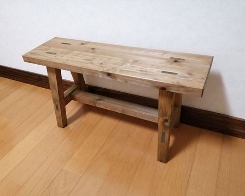 木製フラワースタンド　花台　幅35cm×高さ45cm(丸面取り)スツール　水槽台 木製フラワースタンド 花台 幅35cm×高さ45cm(丸面取り)スツール