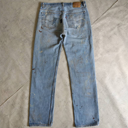 usa製 ビンテージ リーバイス 501　グランジデニム ダメージ パッチワーク ビンテージ usa製 リーバイス 501 グランジデニム ダメージ パッチ