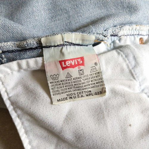 W38表記 リペアカスタム usa製 リーバイス 501 パッチワークリメイク