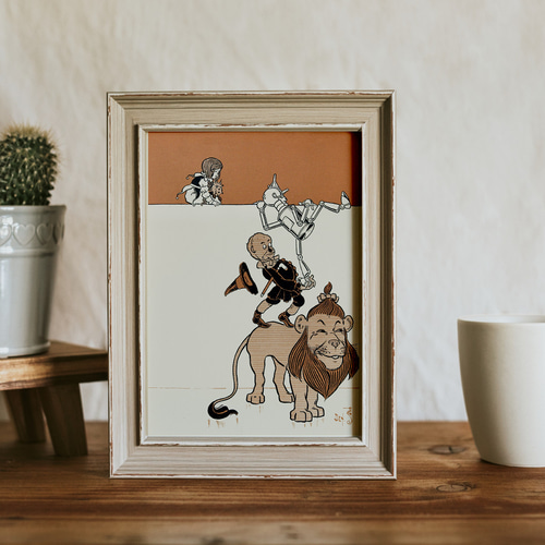 NO.396】オズの魔法使いイラストアートポスター☆メルヘンおとぎ話絵本