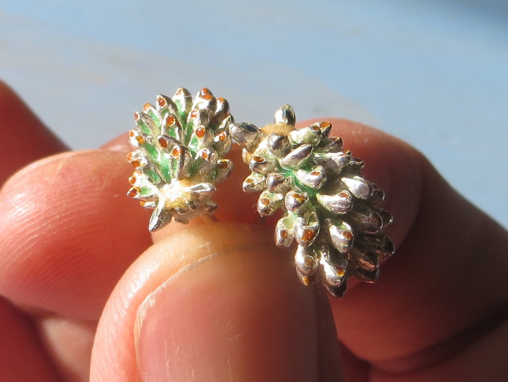 ”テングモウミウシのピアス　ペア”　ウミウシ　うみうし