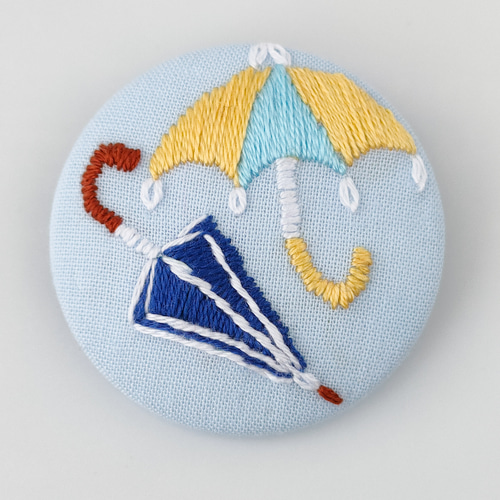 うさくみゃちゃん くまくみゃちゃん刺繍デザイン 傘 うさくみゃちゃん五点セット☆値下げ（くみゃちゃんリュックミニ