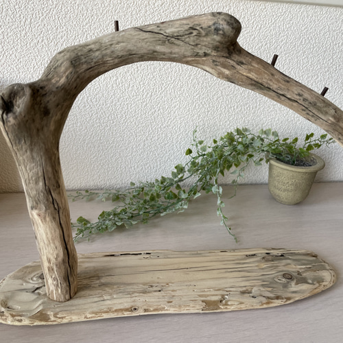 流木インテリア キーフック・アクセサリーフックスタンド その他