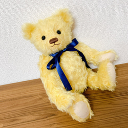 Nana Bee.♡ハンドメイド テディベア 24㎝ チョコレートブラウン Nana Bee.♡ハンドメイド テディベア 24㎝ チョコレートブラウン