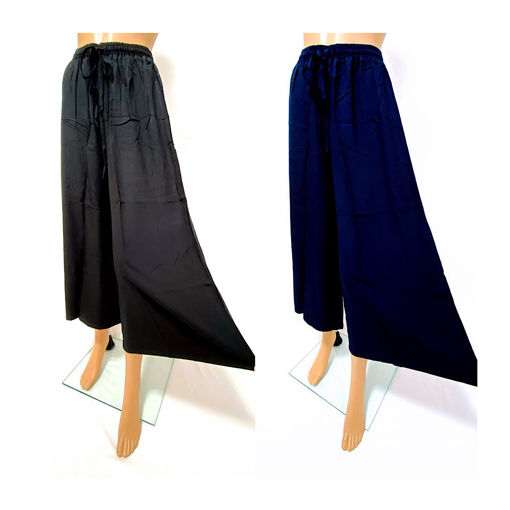 ❤SALE❤シルクのような肌心地❤落ち感が綺麗でスカート感覚！リラックスキュロットパンツ◎1サイズで7～13号の方に対応