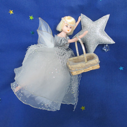 L　人形付　星の妖精人形さん　着せ替えできます　29cm　小物付　　ハロウィン 1枚目の画像