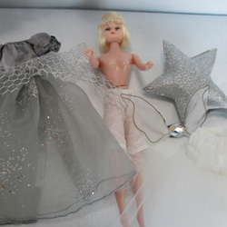 L　人形付　星の妖精人形さん　着せ替えできます　29cm　小物付　　ハロウィン 11枚目の画像
