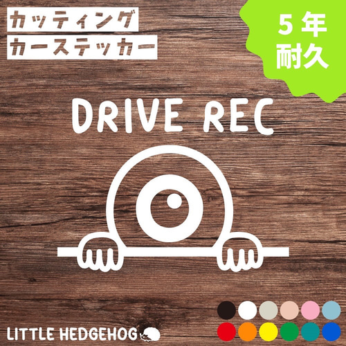 目玉くん ドラレコ カッティング ステッカー シール ドライブ