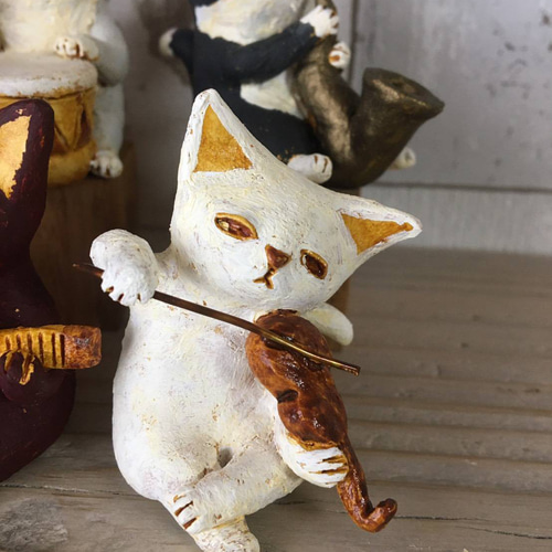 ネコのオーケストラ(6体セット) 立体・オブジェ 和田直人 通販