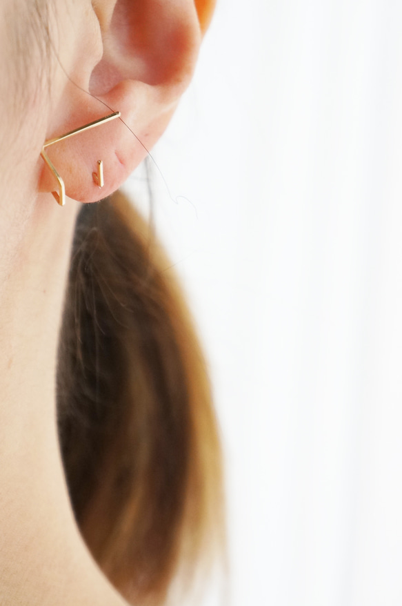 SV square-shaped form pierce 第6張的照片