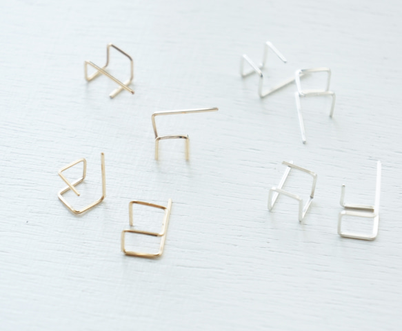 SV square-shaped form pierce 8枚目の画像