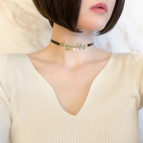 【話題:水中OK:色あせなし】AVARIA Vali Heart チョーカー Multiway Stone Choker｜マルチウェイチョーカー – MARTE