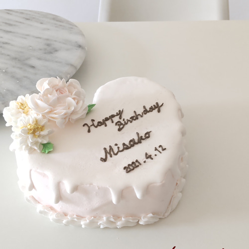 かよ様専用⭐️クレイクリームケーキ*ハートドリップ ハートのドリップ