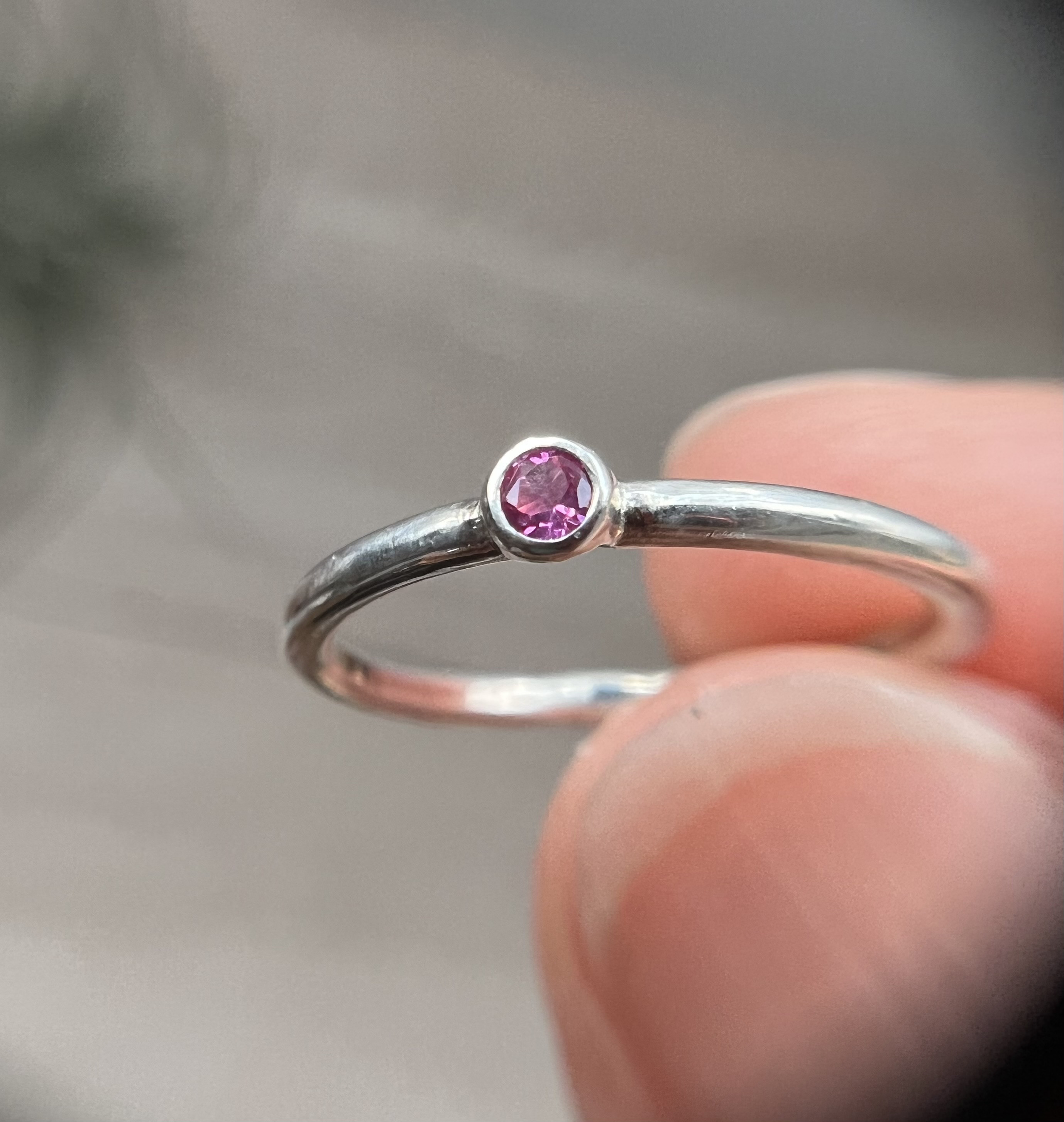 svピンキーリング ピンクサファイア