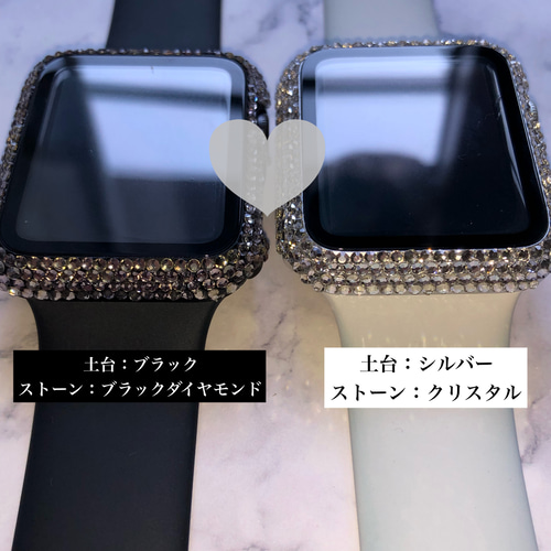 大人気♡】Apple Watch カバー ♡ プレシオサ キラキラ デコ