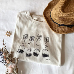 【６月初旬発送】《Tea-shirt》紅茶ティーバッグTシャツ 3枚目の画像