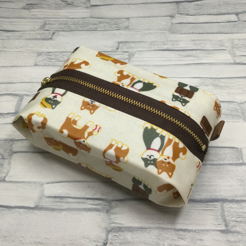 再販☆シルコット用＊ウェットティッシュポーチ＊柴犬＊携帯用 その他  