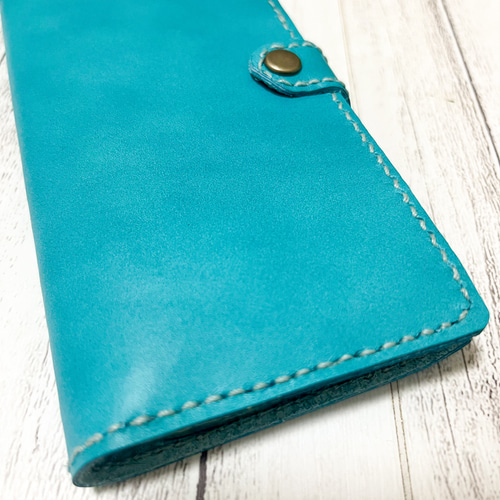 新色♪刻印無料！ スマホケース ターコイズ エメラルドグリーン iPhone